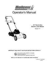 Bolens 18A-717-765 Owner's manual