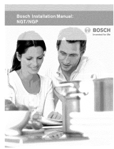 Bosch NGT742UC/01 Installation guide