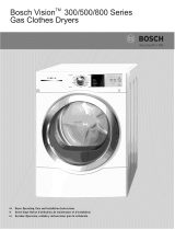 Bosch WTVC853PUC/10 Owner's manual