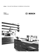Bosch WTG86400UC/02 Owner's manual