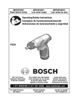 Bosch PS20-2A Owner's manual