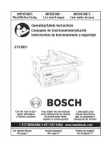 Bosch GTS1031 Owner's manual