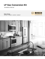 Bosch HGI8054 Serie Installation guide