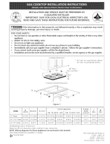 Frigidaire FGC36S6HSA Installation guide