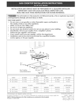 Frigidaire PLGC30S9ECA Installation guide