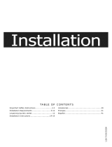 Frigidaire FFLE39C1QW0 Installation guide