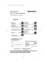 Frigidaire FMT144G1W1 User manual