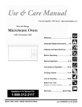 Frigidaire FMV157GSA Owner's manual