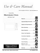 Frigidaire FMCB157GB Owner's manual