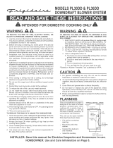 Frigidaire PL36DD50EC Installation guide