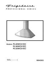 Frigidaire PL36WC51EC Owner's manual