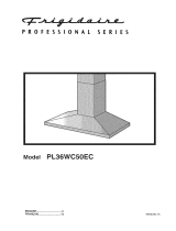 Frigidaire PL36WC50EC Owner's manual