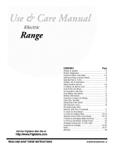 Frigidaire FEF450BWE Owner's manual