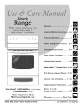 Frigidaire GLEFM385DSE Owner's manual