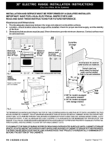Frigidaire GLEF379DCC Installation guide