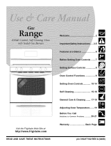 Frigidaire GLGFS86DCB Owner's manual