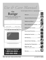 Frigidaire FGF368GBC Owner's manual
