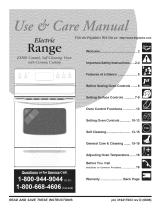 Brada Appliances CFEF366GCH Owner's manual