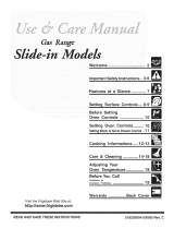 Frigidaire GLGS389FQA Owner's manual