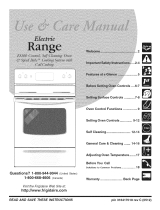Frigidaire FEF356GBB Owner's manual