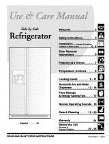 Frigidaire FRS26BH6CW3 Owner's manual