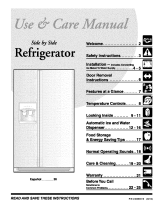 Frigidaire FRS26F5AW6 Owner's manual