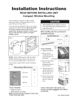 Crosley CAE10MA Installation guide