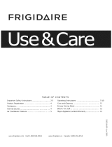 Frigidaire FFRE0833Q15 Owner's manual