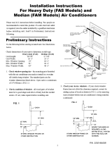 Frigidaire FAM157Q1A2 Installation guide