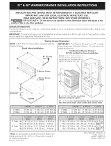 Frigidaire PLEW27S3ECA Installation guide