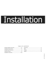 Frigidaire FAFW3001LW2 Installation guide