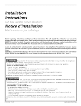 Frigidaire FTF530FS1 Installation guide