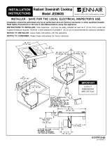 Jenn-Air JED8430BDS18 Installation guide