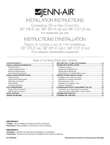 Jenn-Air JGCP436 Installation guide