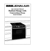 Jenn-Air SCE30600B Owner's manual