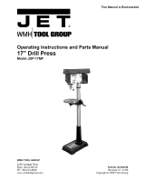 JET JDP-17MF User manual