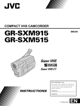 JVC GR-SXM515U Owner's manual