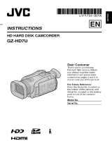 JVC Everio GZ-HD7U Owner's manual