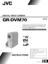 JVC GR-DVM70 Owner's manual