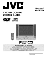 JVC AV-20FD24 Owner's manual