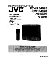 JVC TV-20240 User manual