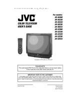 JVC AV-36S33 Owner's manual