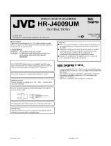 JVC HR-J4009UM Owner's manual