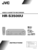 JVC HR-S3500U Owner's manual