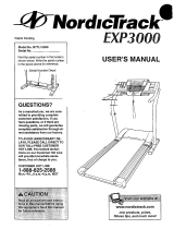 NordicTrack Exp 3000 Treadmill User manual