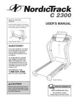 NordicTrack C 2300 User manual