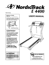 NordicTrack E 3200 NTL16920 User manual