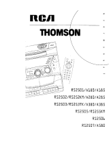 RCA RS2503 User manual