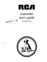 RCA PRO852 User manual