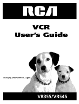 RCA VR355A User manual